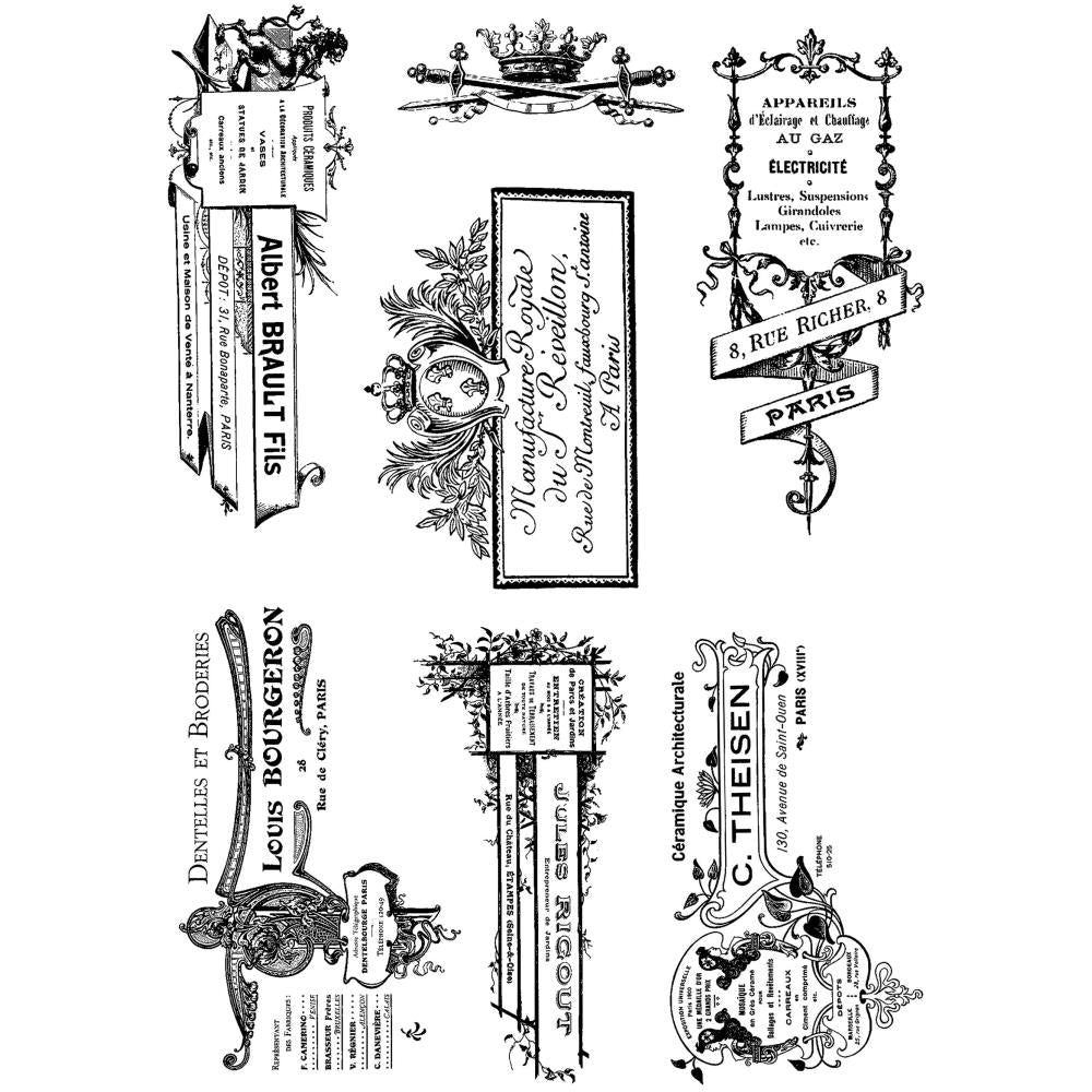 Creative Expressions - Clear Stamp Set - Taylor Made - French Ads 1
