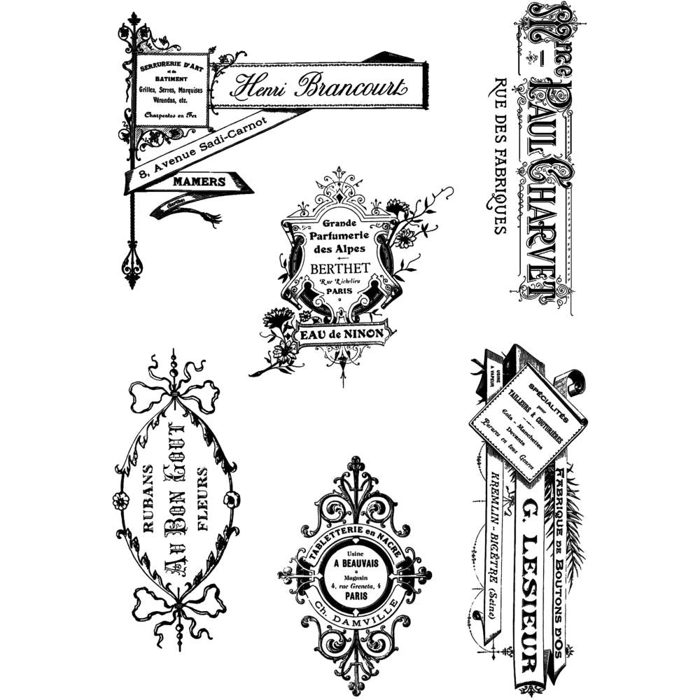 Creative Expressions - Clear Stamp Set - Taylor Made - French Ads 2