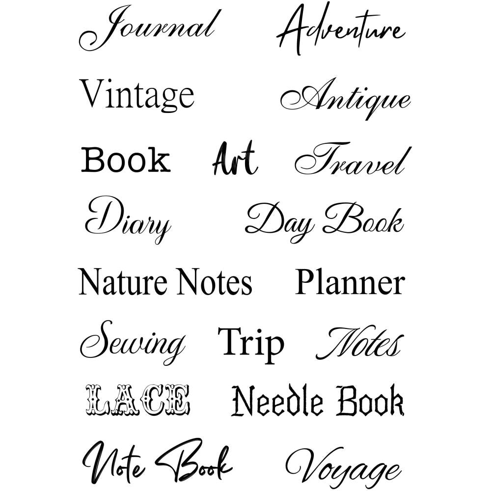 Creative Expressions - Clear Stamp Set - Taylor Made - The Bookmakers Stamp