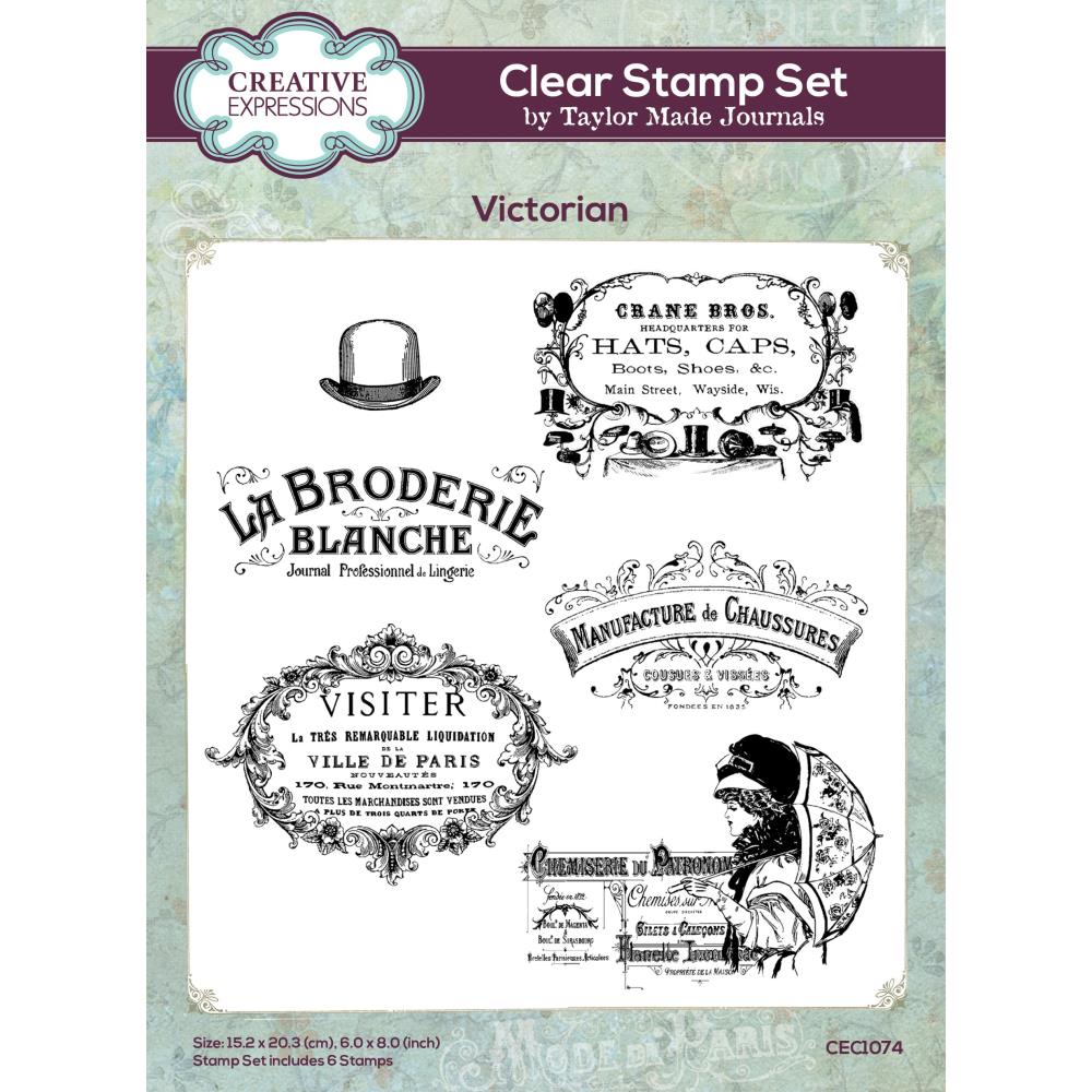 Creative Expressions - Clear Stamp Set - Taylor Made - Victorian