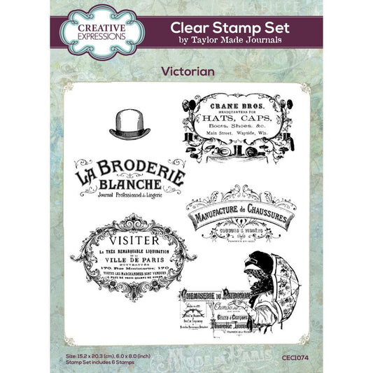 Creative Expressions - Clear Stamp Set - Taylor Made - Victorian