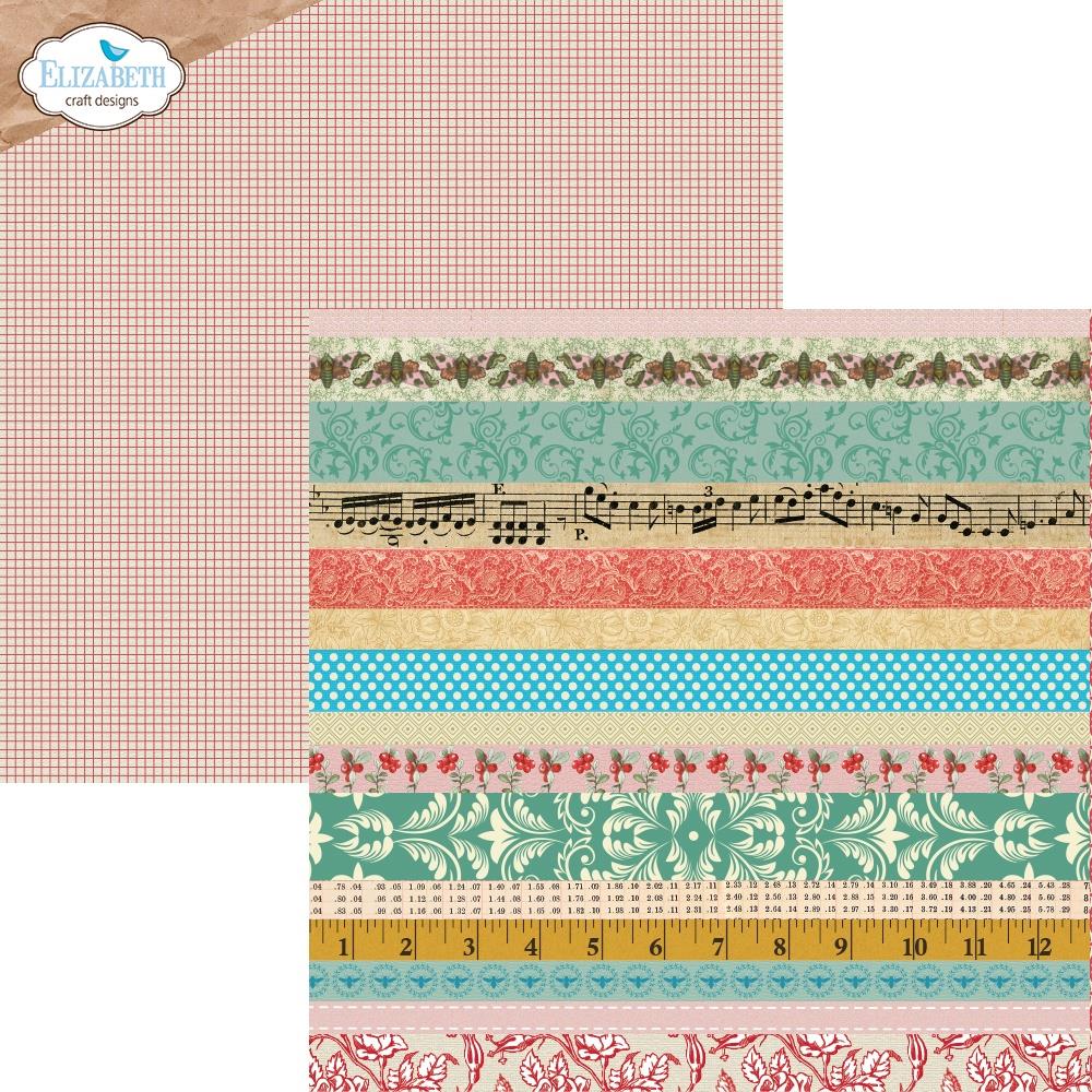 Elizabeth Craft Double-Sided Cardstock Pack 12"X12" - Harmonious Hodgepodge