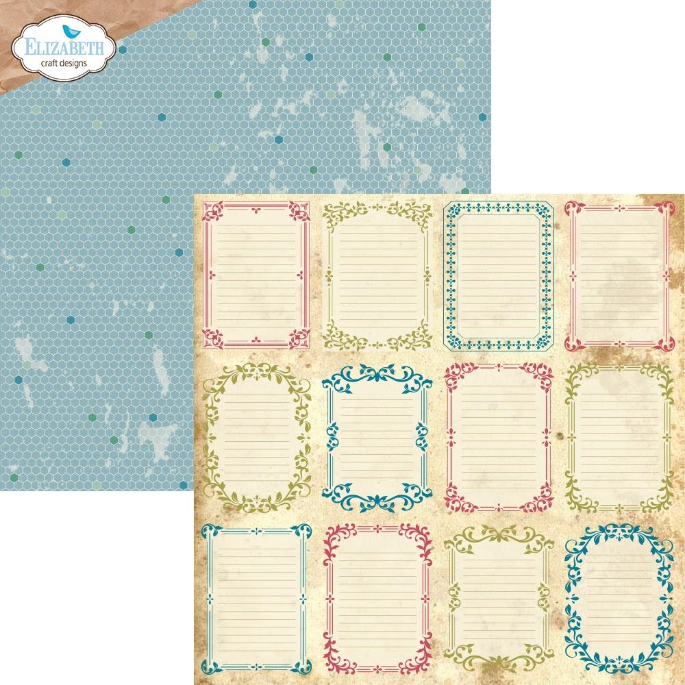 Elizabeth Craft Double-Sided Cardstock Pack 12"X12" - Harmonious Hodgepodge