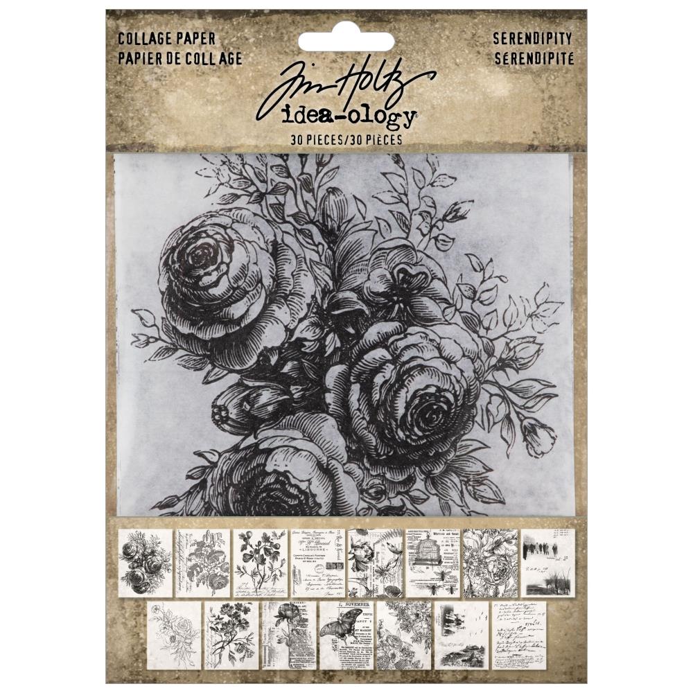 Tim Holtz Idea-ology Collage Paper Serendipity - PRE-ORDER