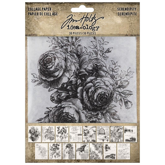 Tim Holtz Idea-ology Collage Paper Serendipity - PRE-ORDER