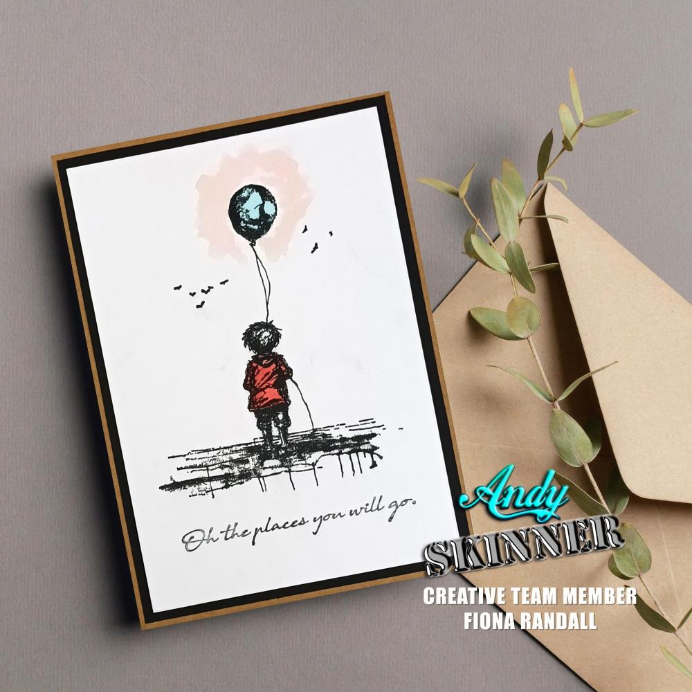 Creative Expressions 3.5"X5.25" Rubber Stamp By Andy Skinner - The Places You Will Go