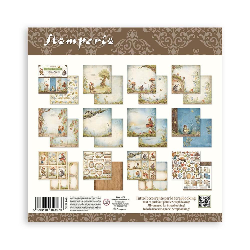 Stamperia 12x12 Scrapbooking Pad - Hidden Grove