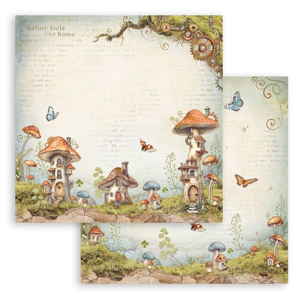 Stamperia 12x12 Scrapbooking Pad - Hidden Grove
