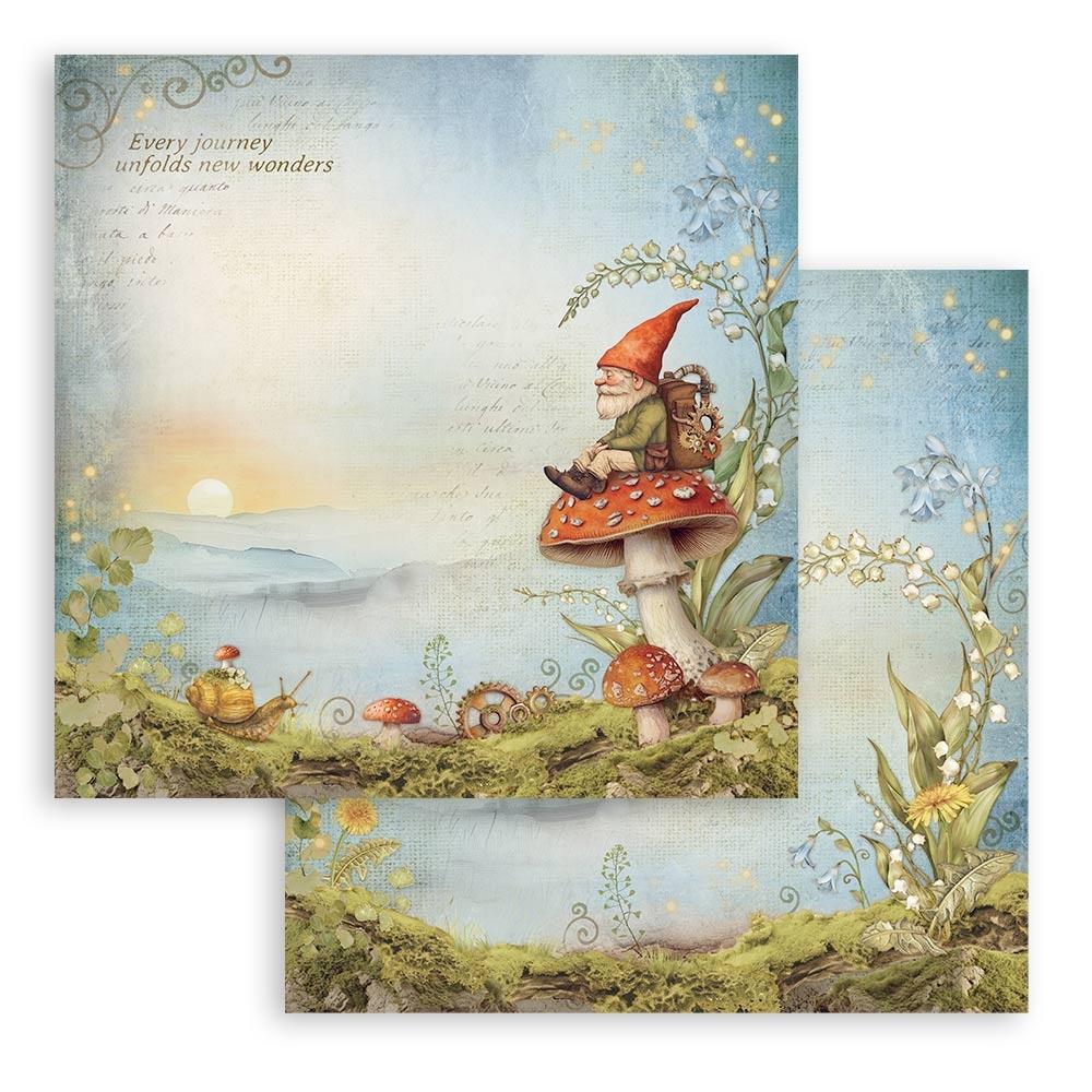 Stamperia 12x12 Scrapbooking Pad - Hidden Grove