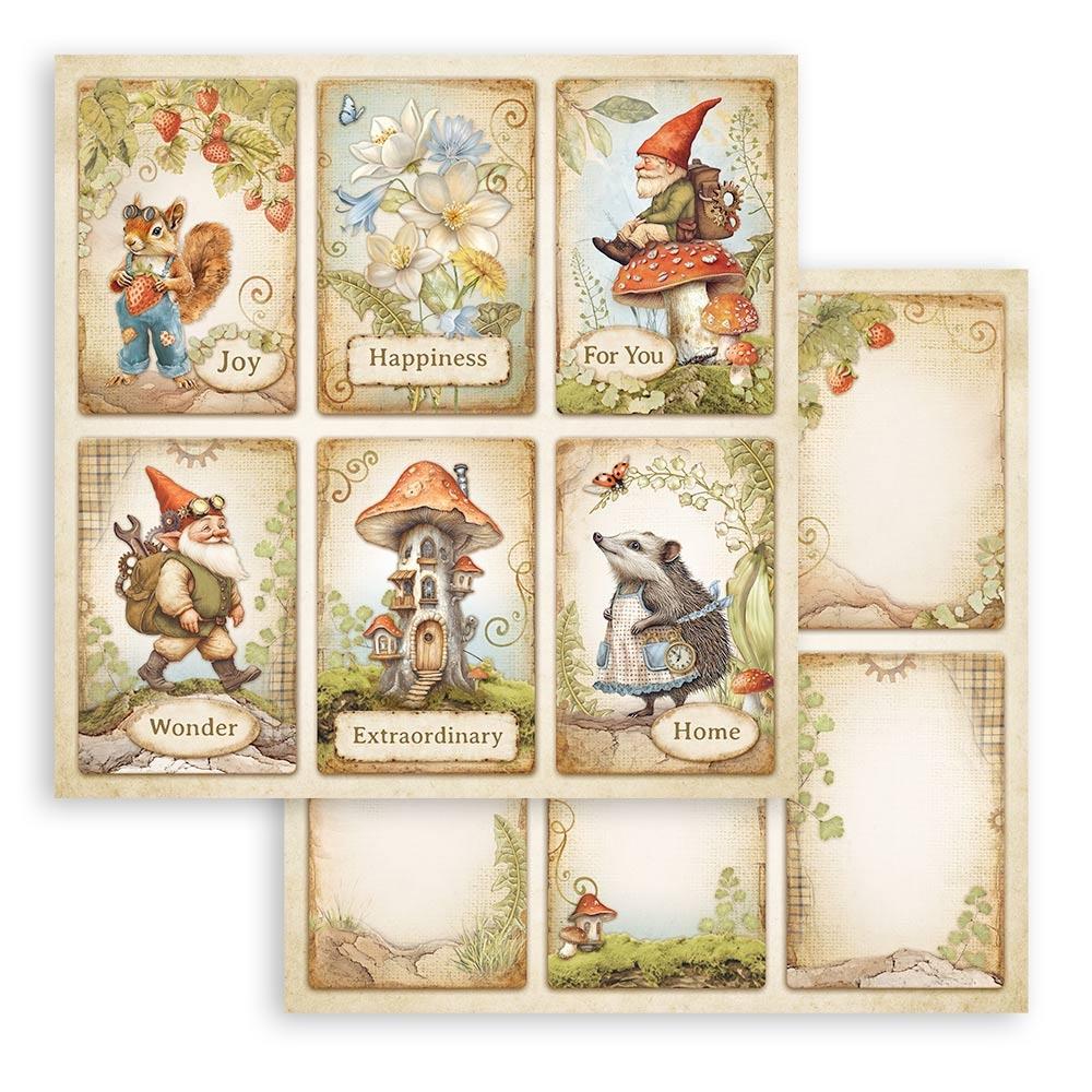 Stamperia 12x12 Scrapbooking Pad - Hidden Grove