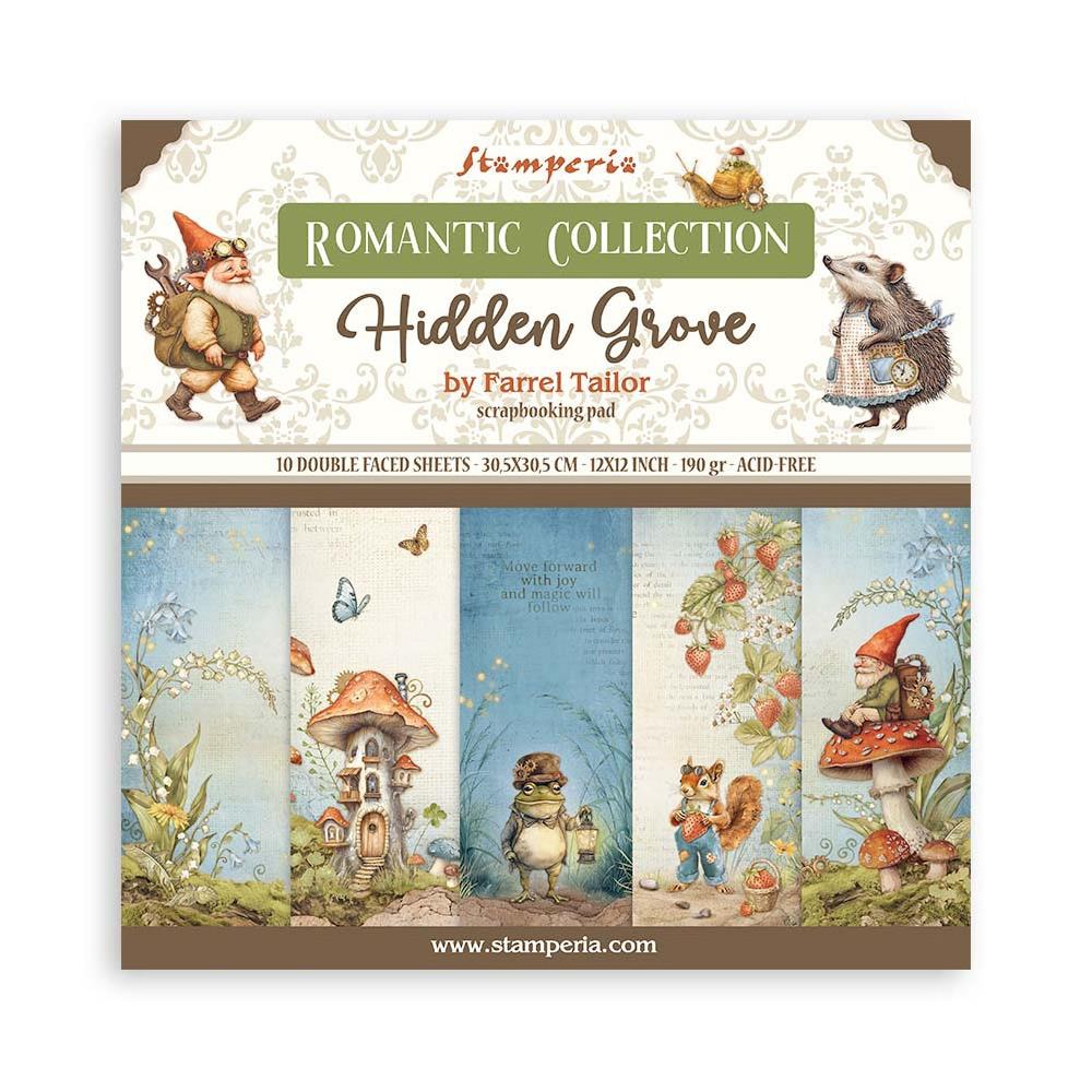 Stamperia 12x12 Scrapbooking Pad - Hidden Grove