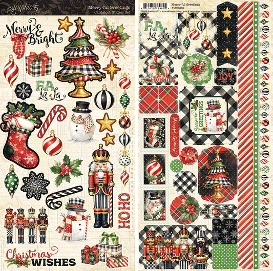 Merry-ful Greetings Sticker Set - Graphic 45