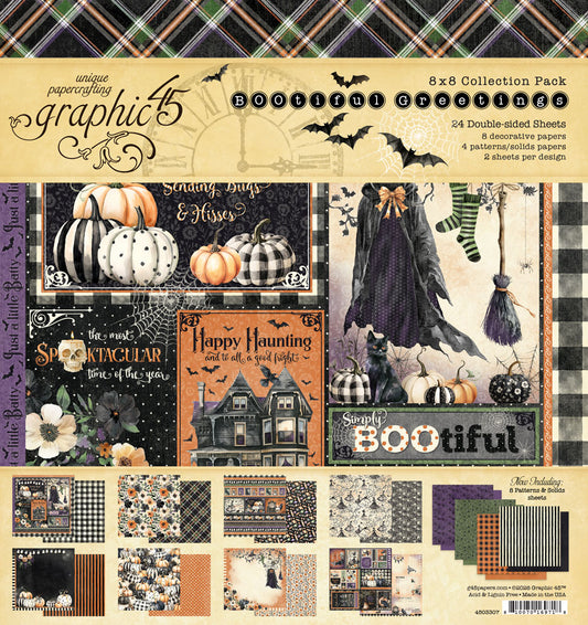BOOtiful Greetings 8x8 Collection Pack - Graphic 45