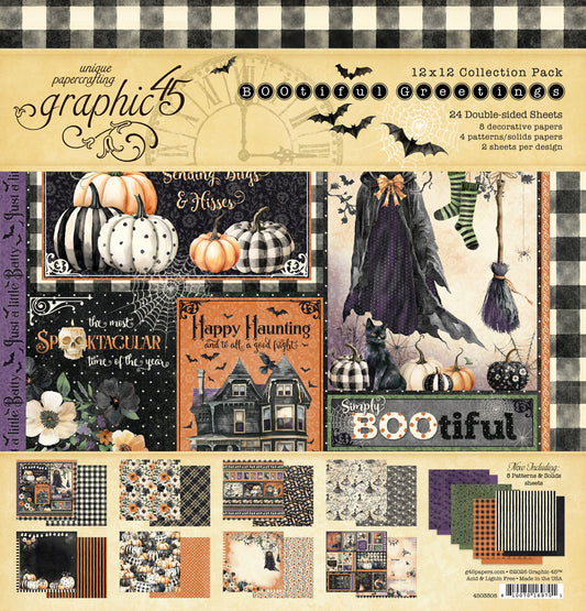 BOOtiful Greetings 12×12 Collection Pack - Graphic 45