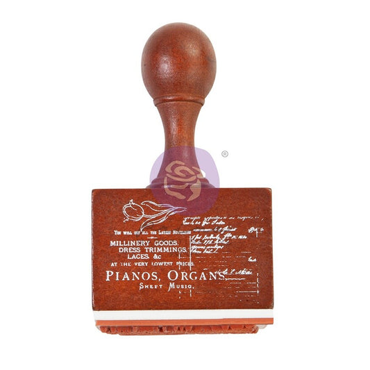French Blue By Frank Garcia Wooden Stamp