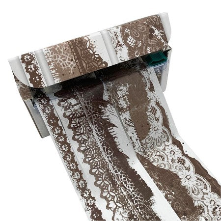 49 and Market - Lace Washi Tape - Hickory Vintage Bits Lace Washi - 3 Rolls