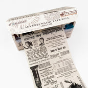 49 And Market Curators 4" Washi Tape Roll - Adverts