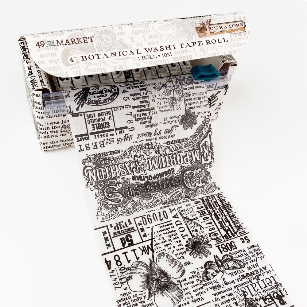 49 And Market Curators - Botanical - 4" Washi Tape Roll