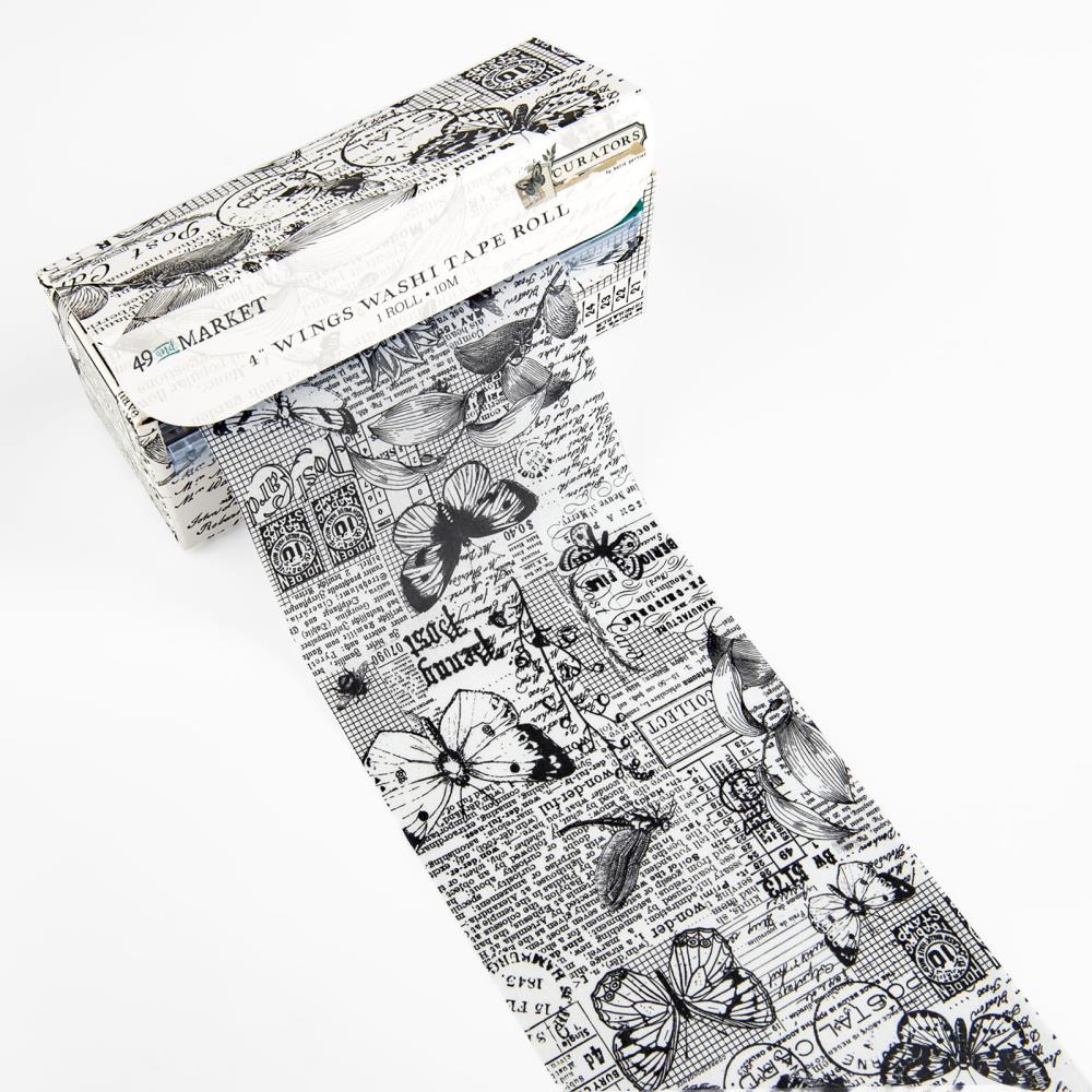 49 And Market Curators Essential 4" Washi Tape Roll - Wings