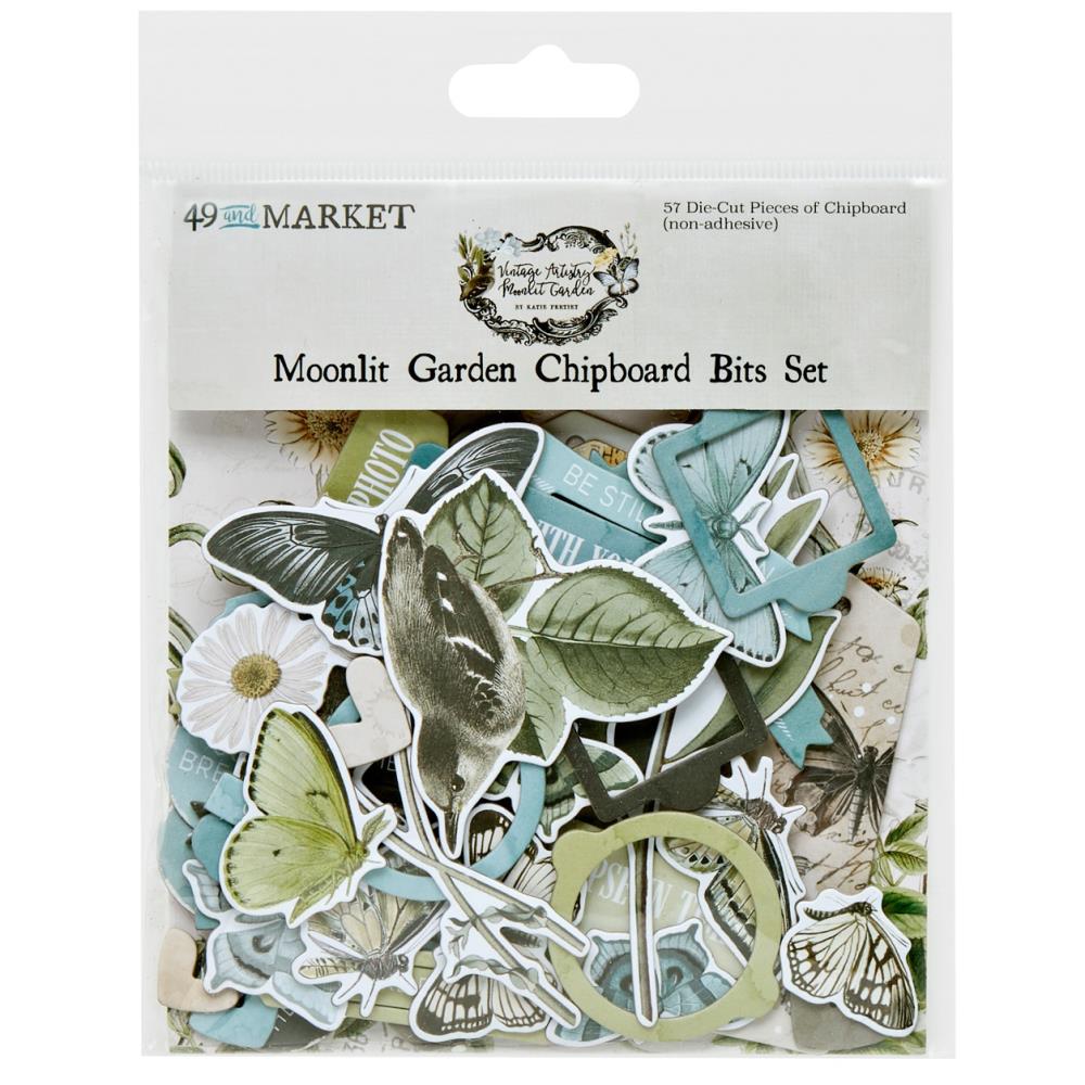 49 And Market Chipboard Set - Moonlit Garden Collection