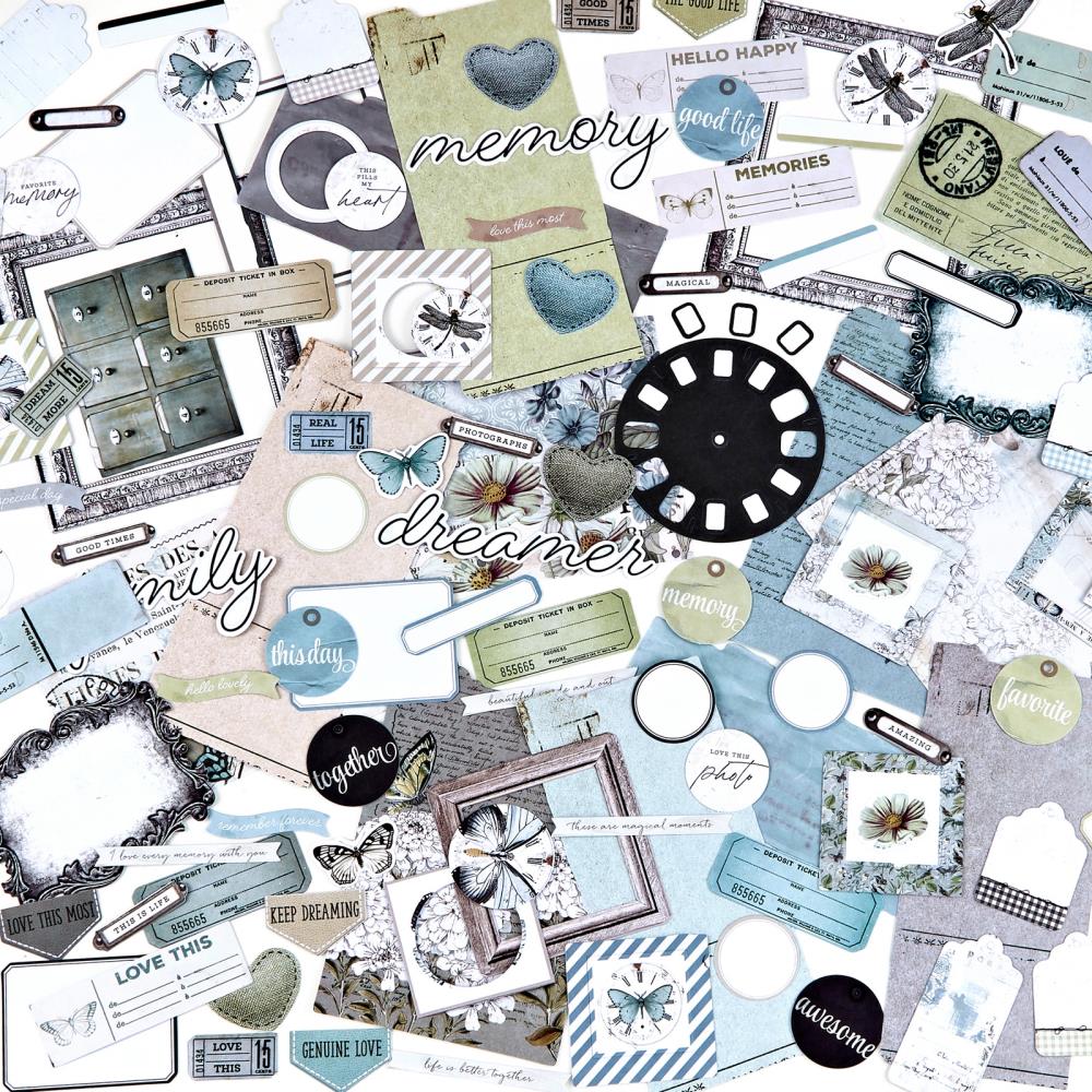 49 And Market Ephemera Bits - Moonlit Garden