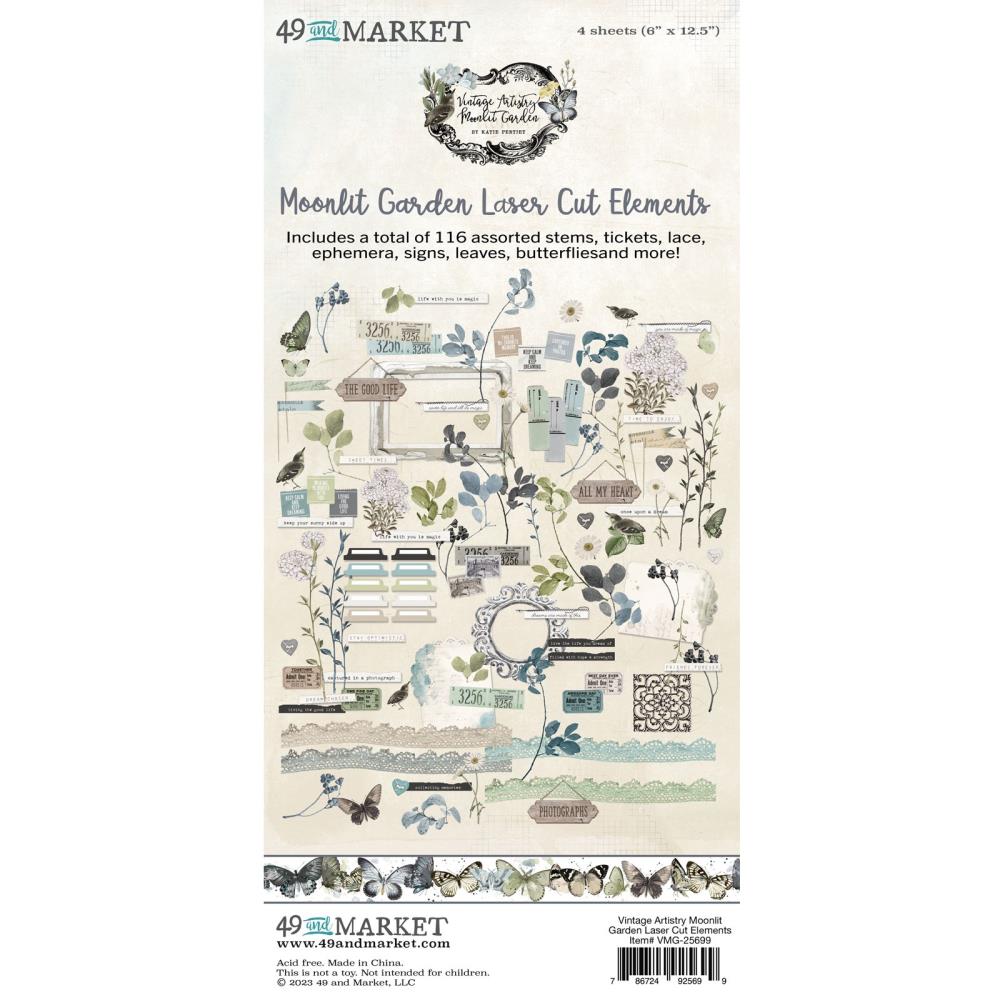 49 And Market Laser Cut Outs - Moonlit Garden