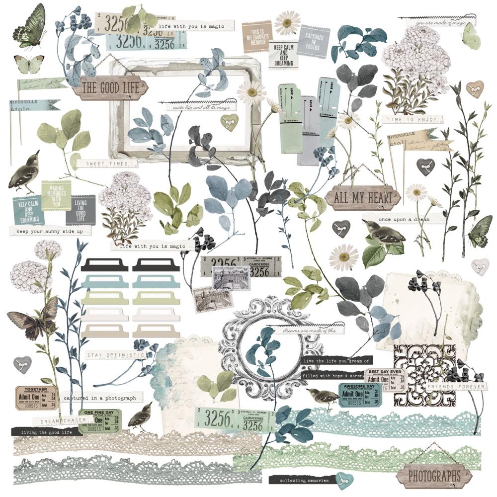 49 And Market Laser Cut Outs - Moonlit Garden