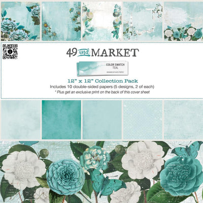 49 And Market Collection Pack 12"X12" - Teal