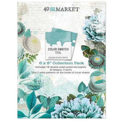 49 And Market Collection Pack 6"X8" - Teal