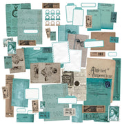 49 And Market Color Swatch: Teal Ephemera Stackers