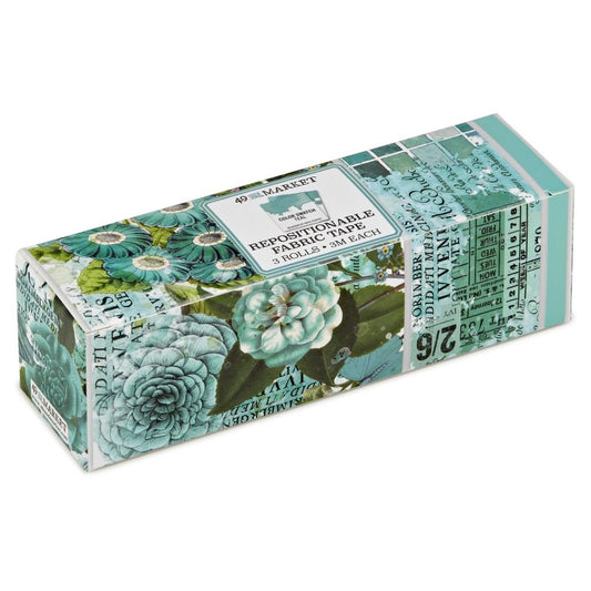 49 and Market Color Swatch: Teal Fabric Tape Assortment