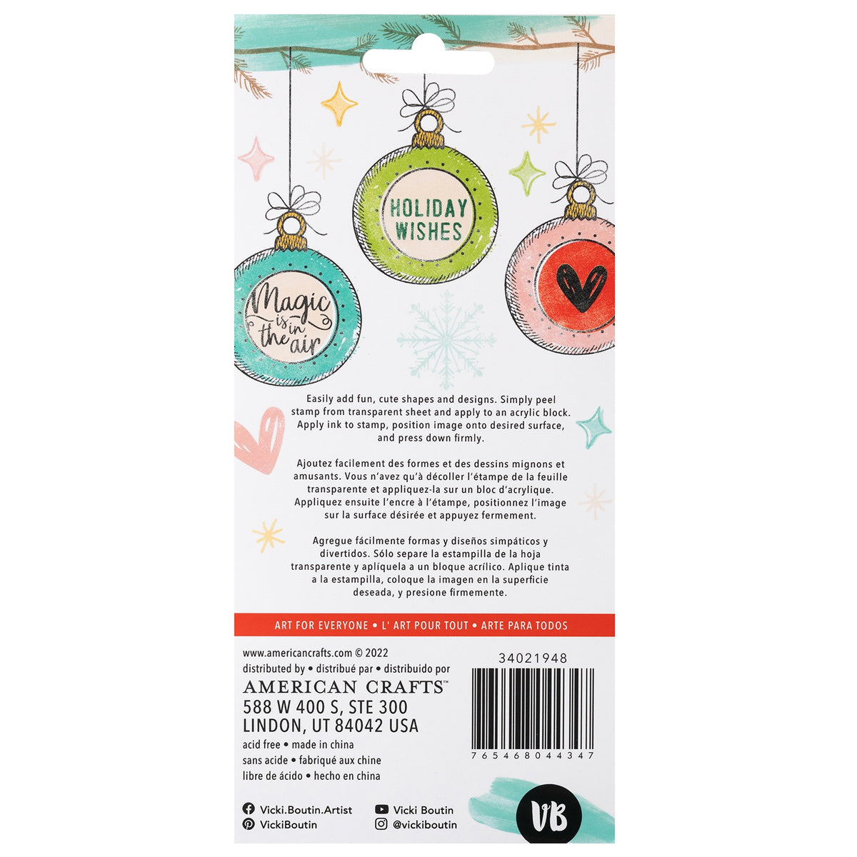 Vicki Boutin - Peppermint Kisses - Clear Stamps