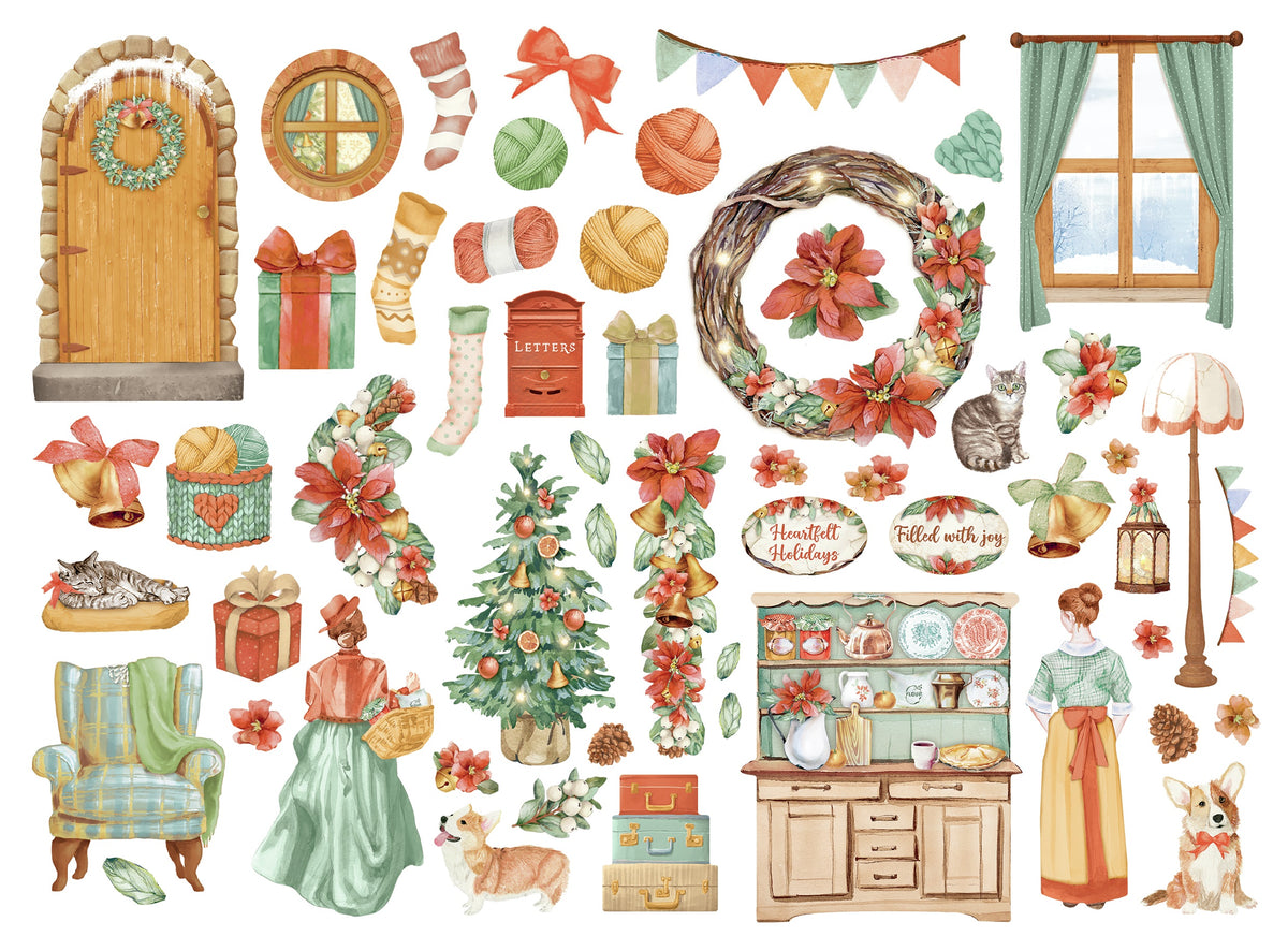 Stamperia Die-Cuts - All Around Christmas