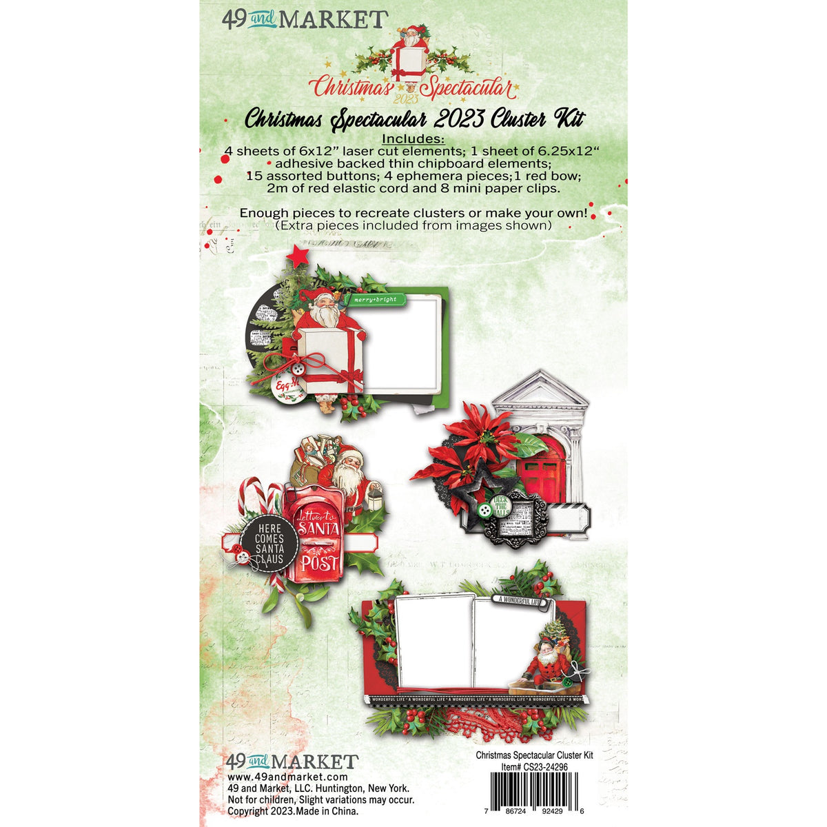 49 And Market Laser Cut Outs - Christmas Spectacular 2023