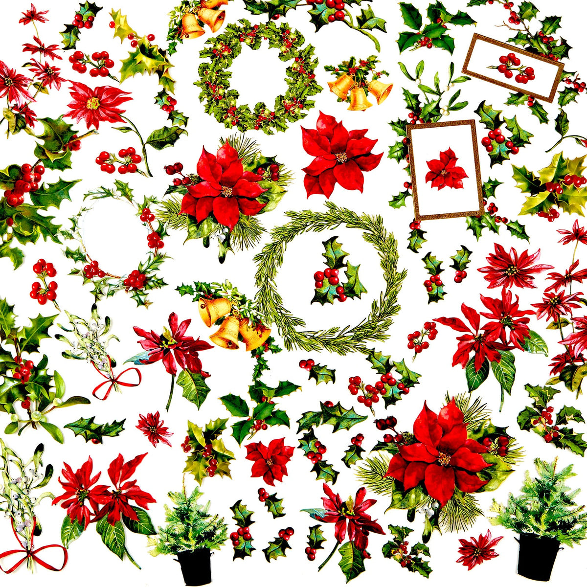 49 And Market Laser Cut Outs - Greenery, Christmas Spectacular 2023