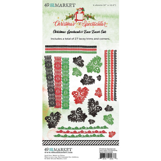 49 And Market Laser Cut Outs - Lace, Christmas Spectacular 2023