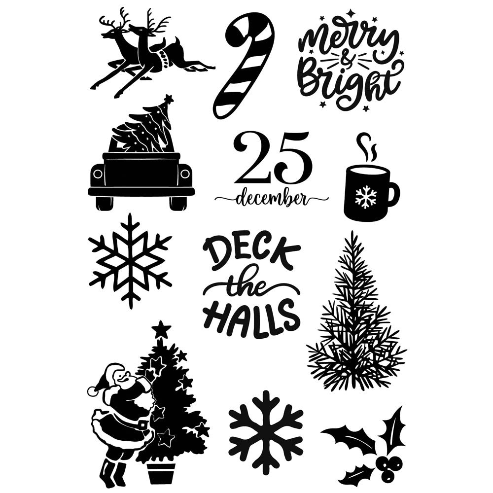 Simple Stories - Simple Vintage Dear Santa - Photopolymer Clear Stamps