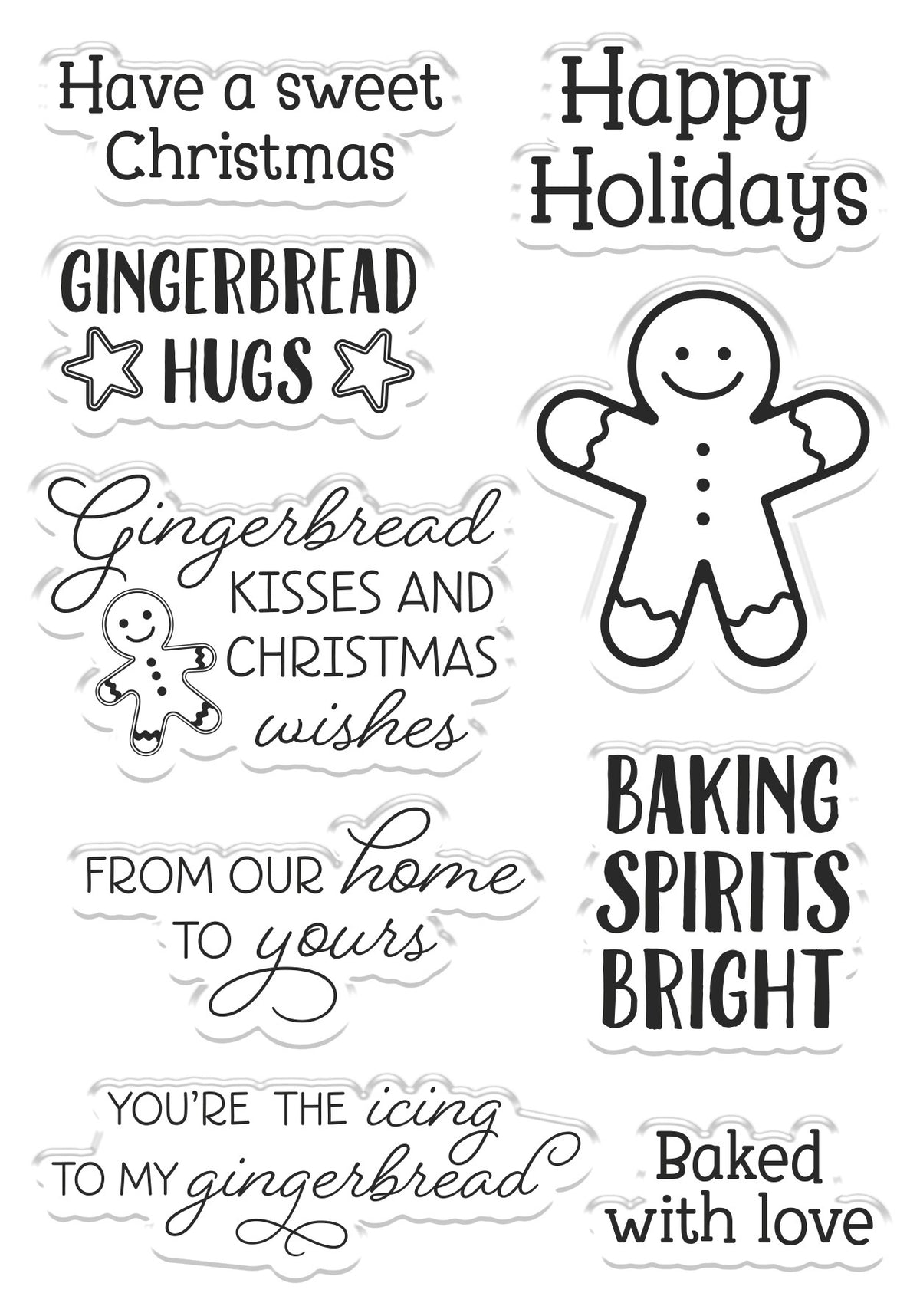 Crafter's Companion Gemini Clear Stamp & Die - Gingerbread House