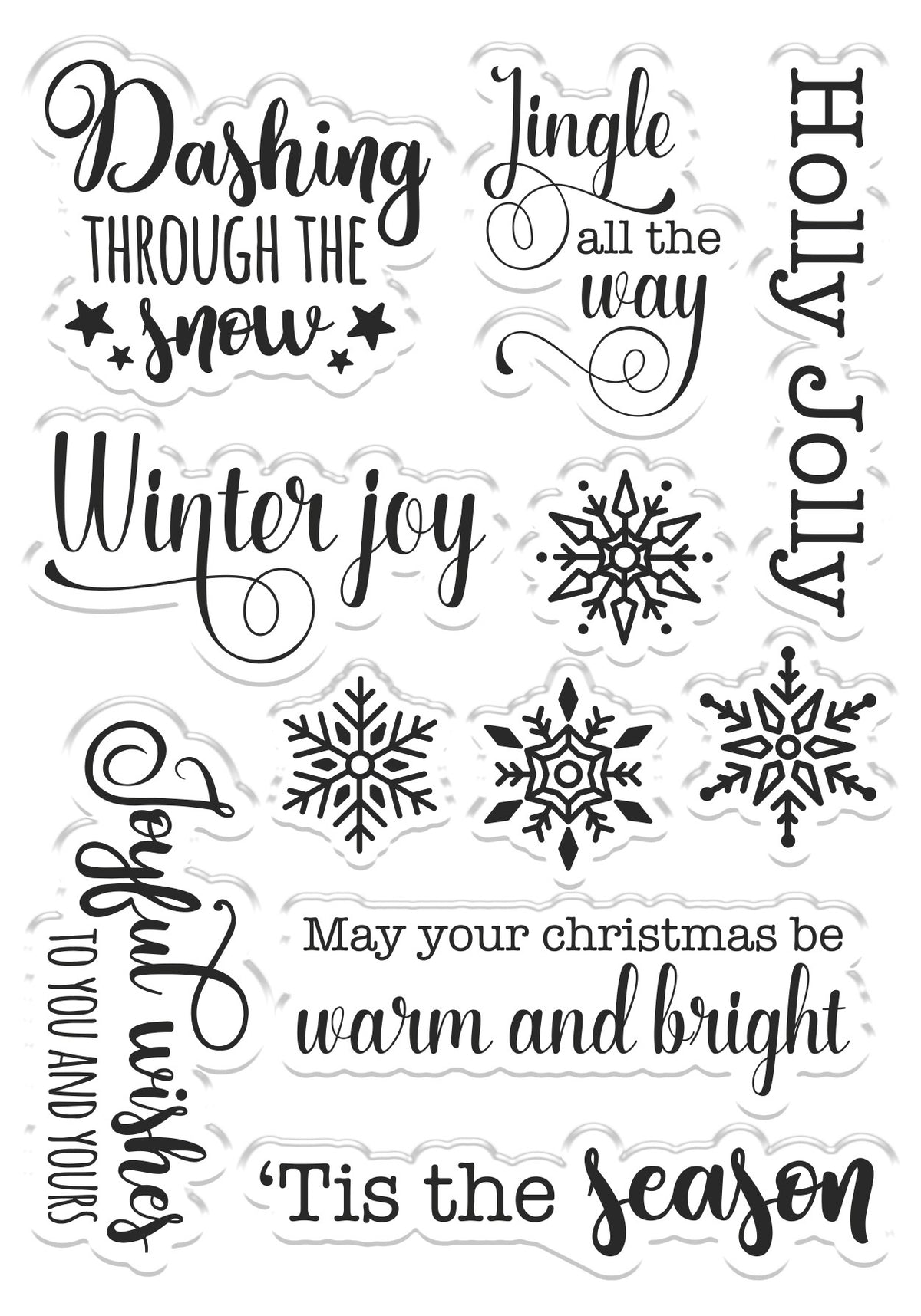 Crafter's Companion Gemini Clear Stamp & Die - Jolly Penguin