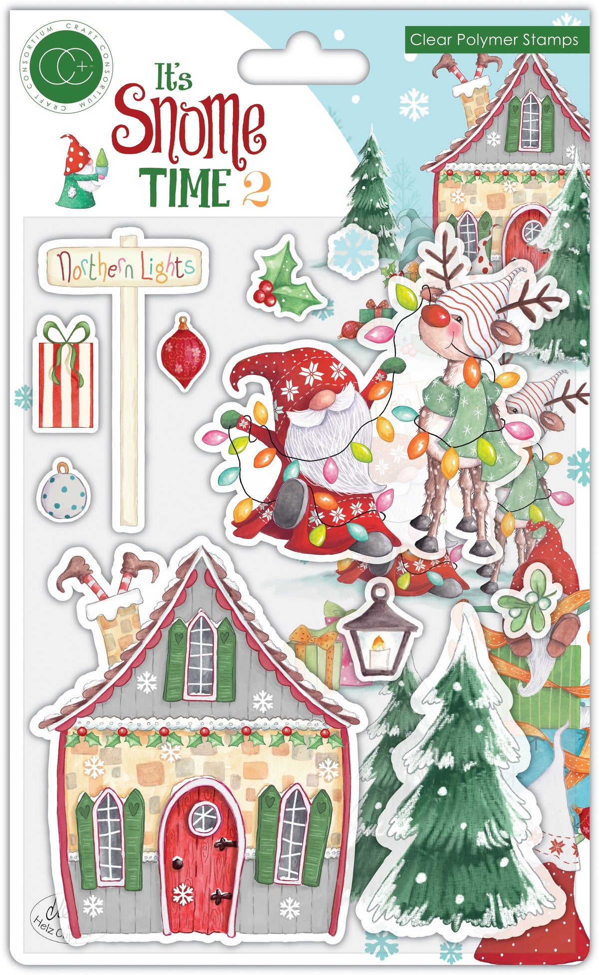 Craft Consortium Clear Stamps - Northern Lights, It's Snome Time 2