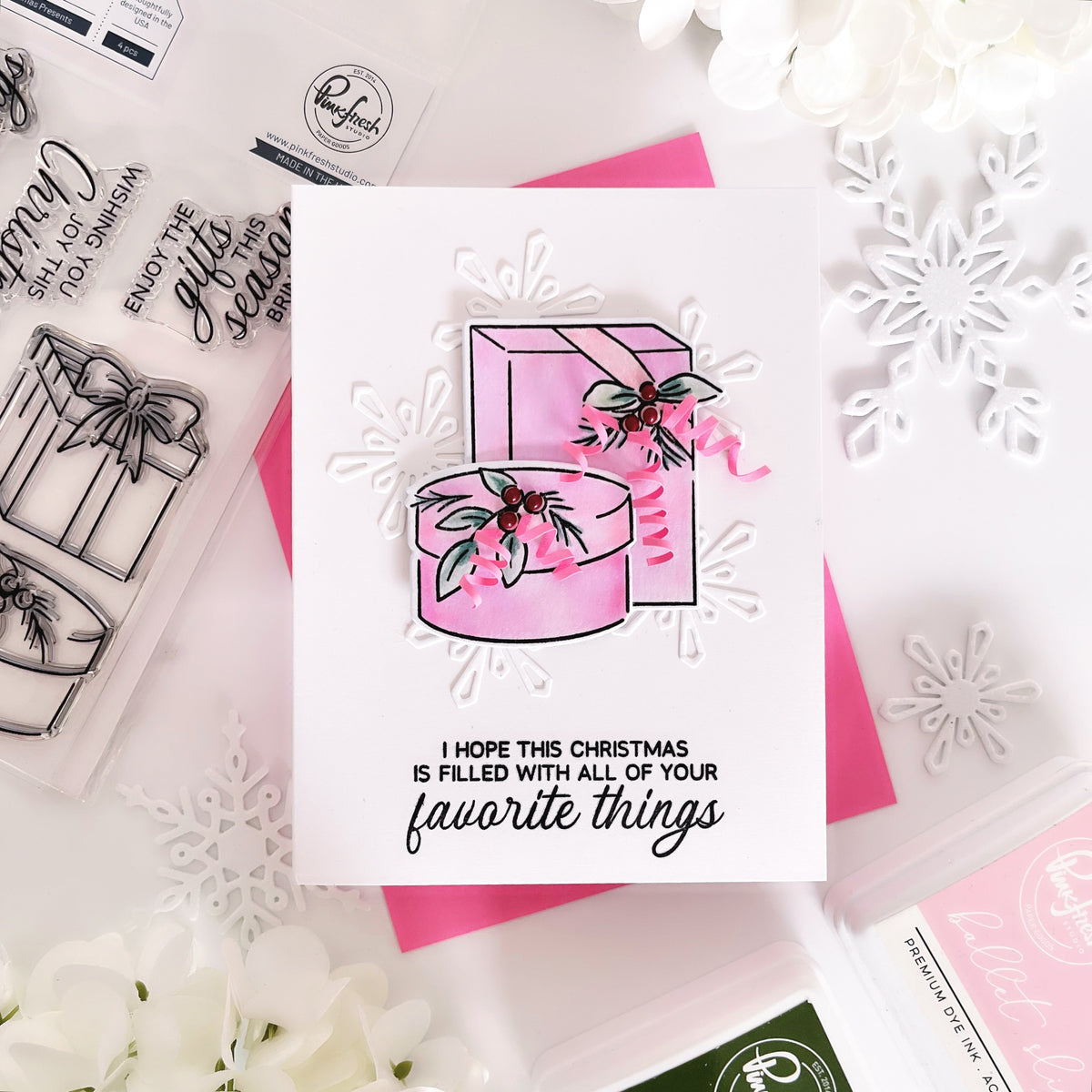 Pinkfresh Studio Clear Stamp Set 4"X6" - Christmas Presents