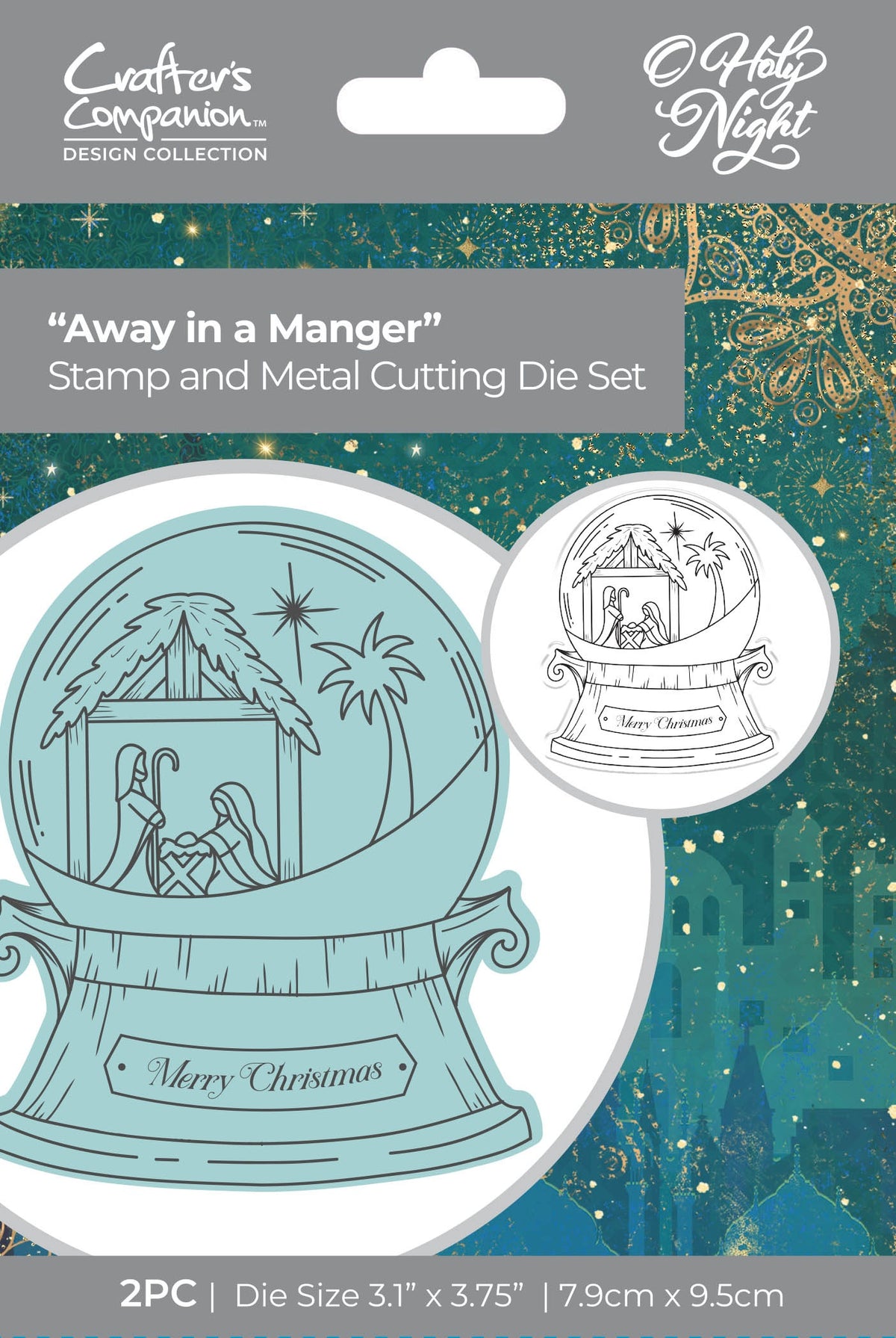 O' Holy Night Metal Die - Away In A Manger