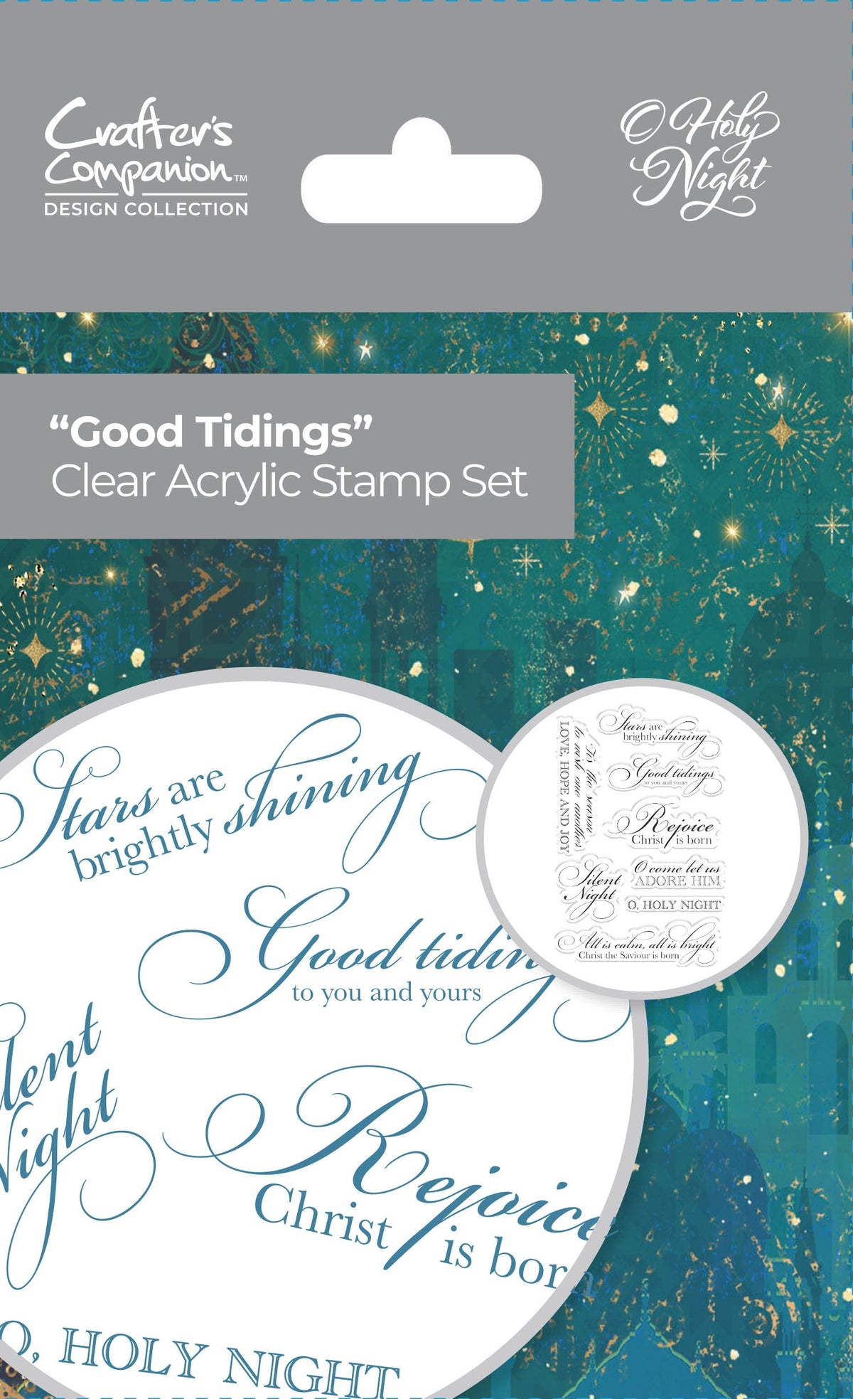 O' Holy Night Clear Stamp Set - Good Tidings