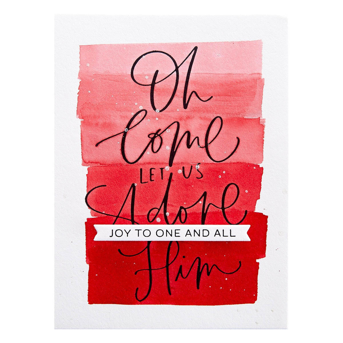 Spellbinders BetterPress Letterpress Press Plates & Die Set - Let Us Adore Him