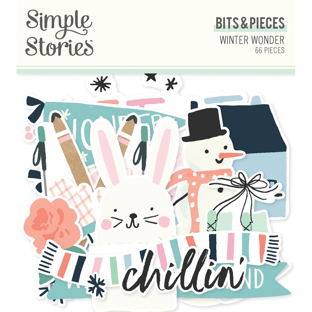 Simple Stories - Winter Wonder Bits & Pieces Die-Cuts