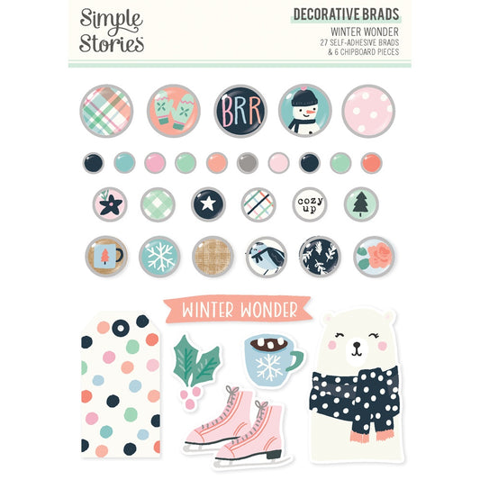 Simple Stories - Winter Wonder Bits & Pieces Die-Cuts