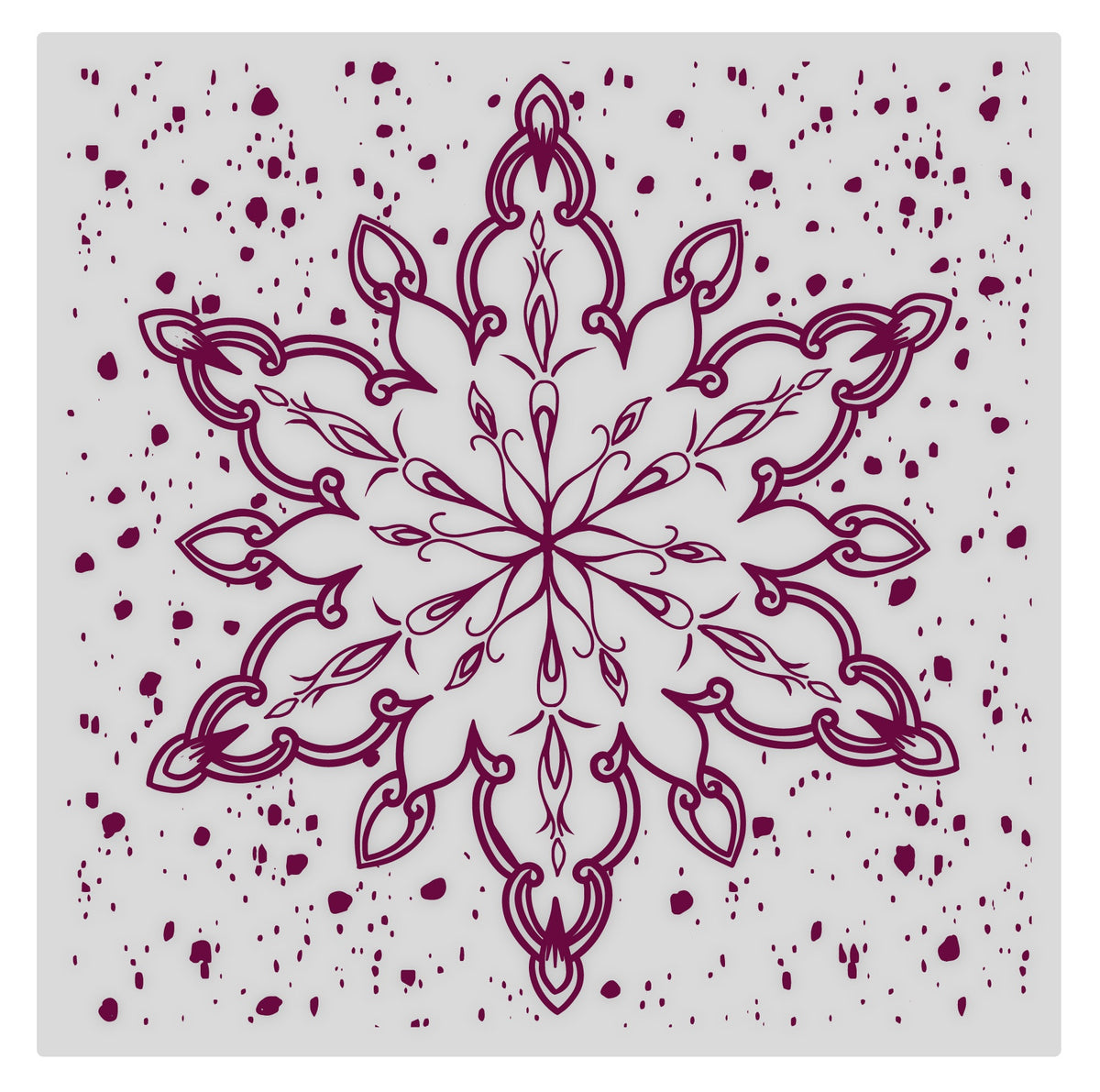 In The Frame Snowflake Stories Embossing Folder - Statement Snowflake