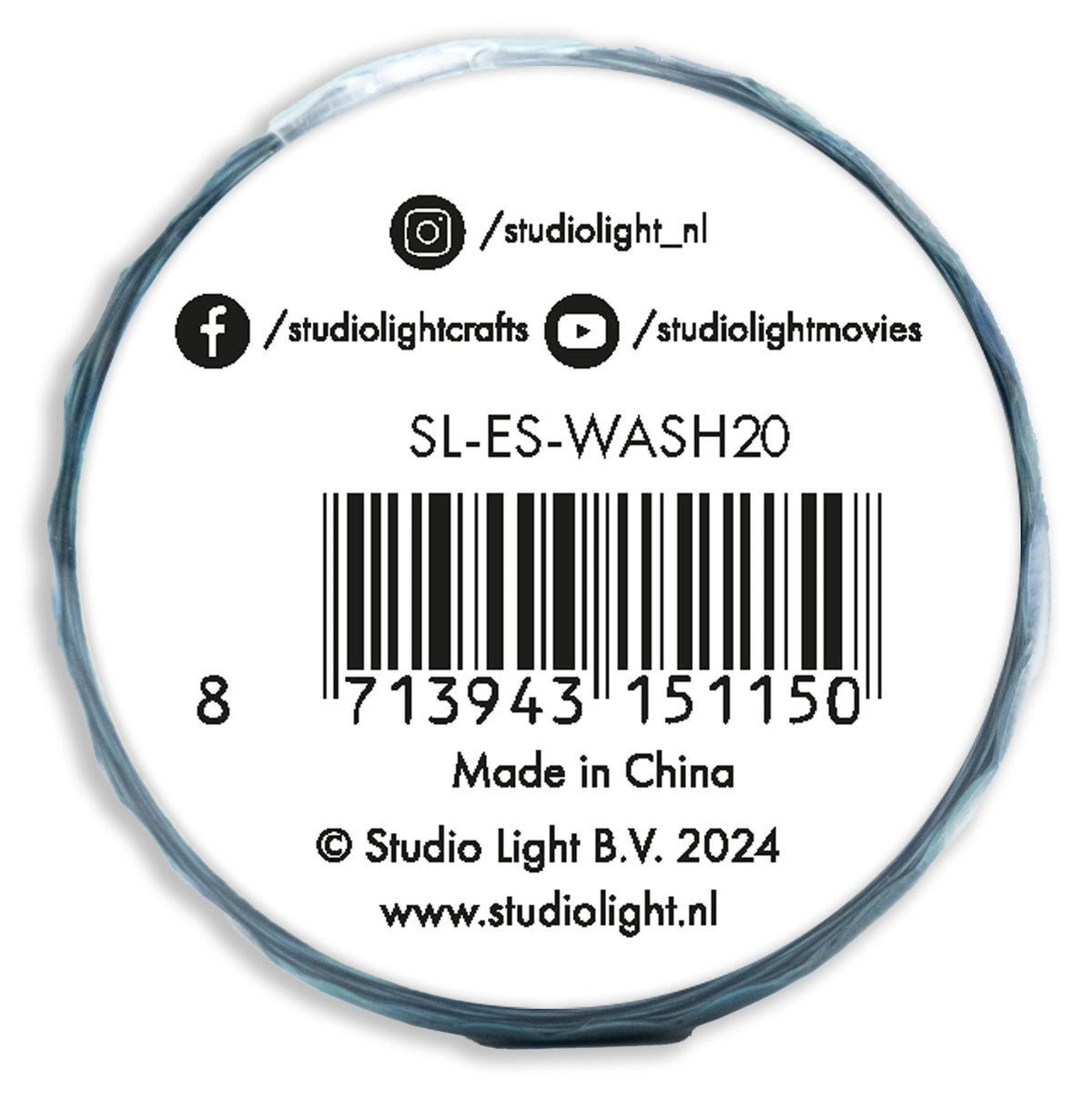 Studio Light Essentials Washi Die-Cut Heart Stickers - NR20 Blues