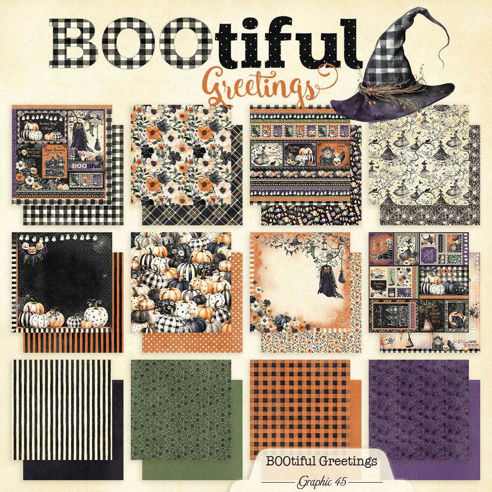 BOOtiful Greetings 12×12 Collection Pack - Graphic 45
