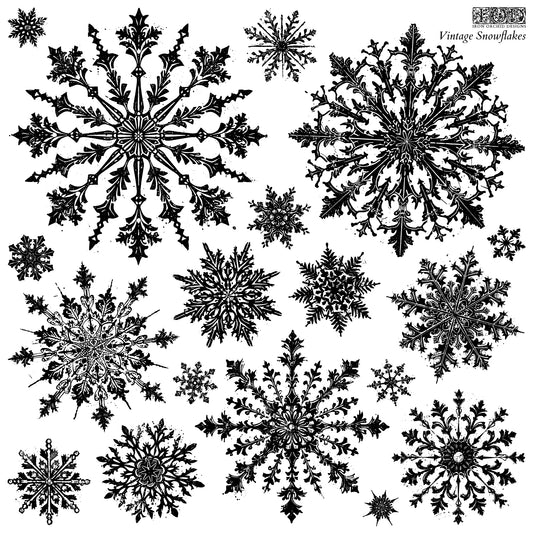 NEW! Snowflakes 12x12 IOD Stamp™